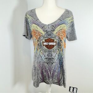 Harley Davidson Women's Burn Out Tee Size XL